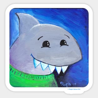 Cute Shark - Great White Shark Sticker